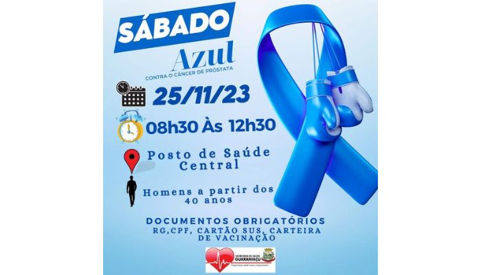 Guaraniaçu - Campanha Sábado Azul da Secretaria de Saúde